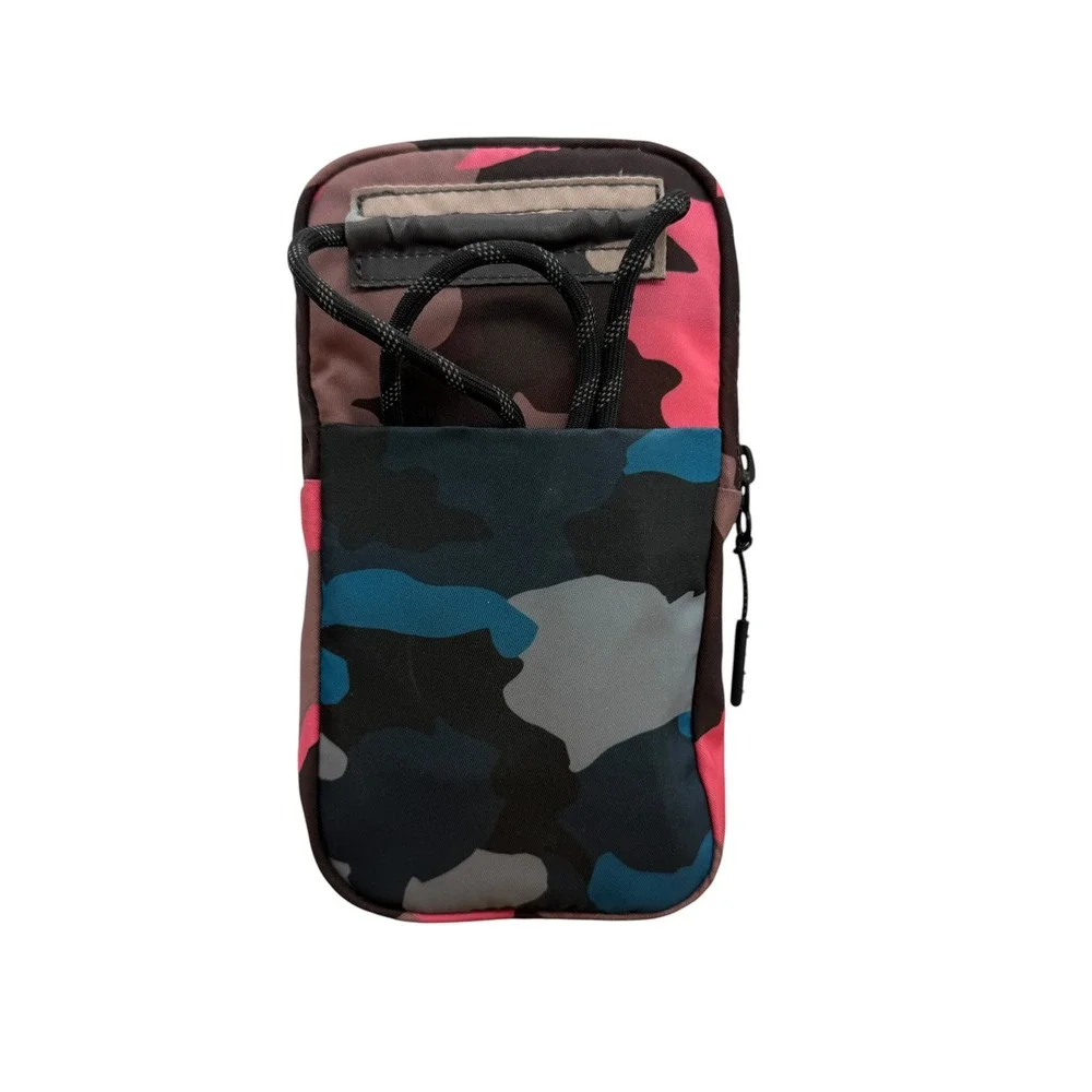 Lululemon Camo Bring It On Crossbody Bag Womens SZ S Camo Pink Gray Black Travel